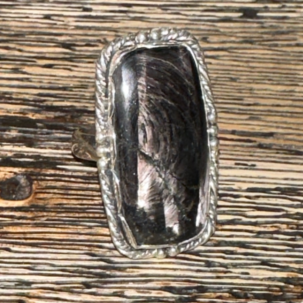 Hypersthene Adjustable Ring - image 1